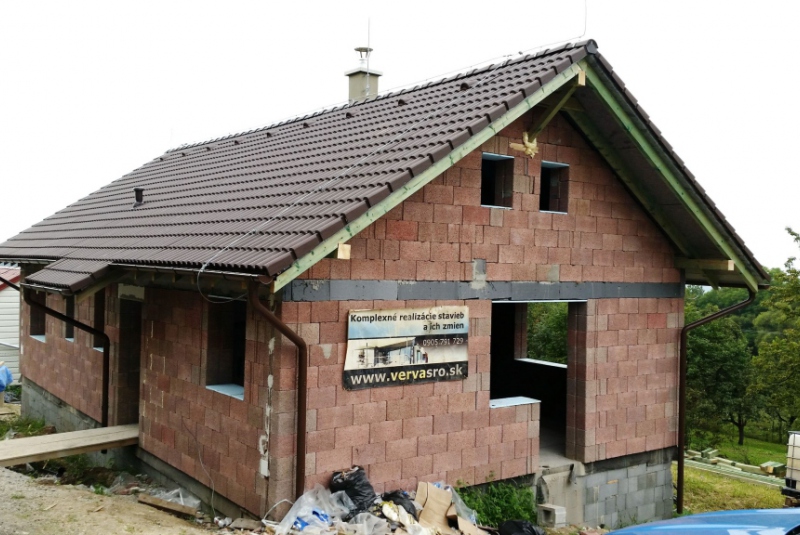 Projekty / Rodinný dom - hrubá stavba, Rákoš, 2014
