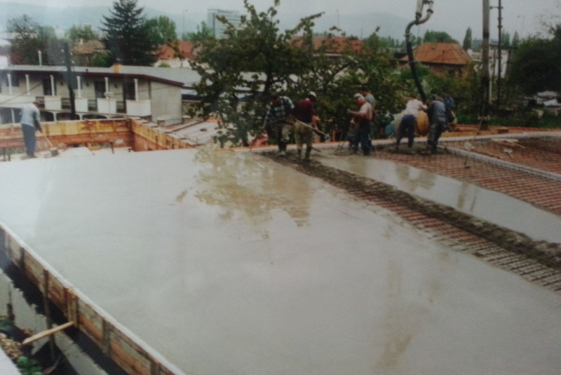 Projekty / Strop rodinného domu, Alšavská ul. Košice 2002
