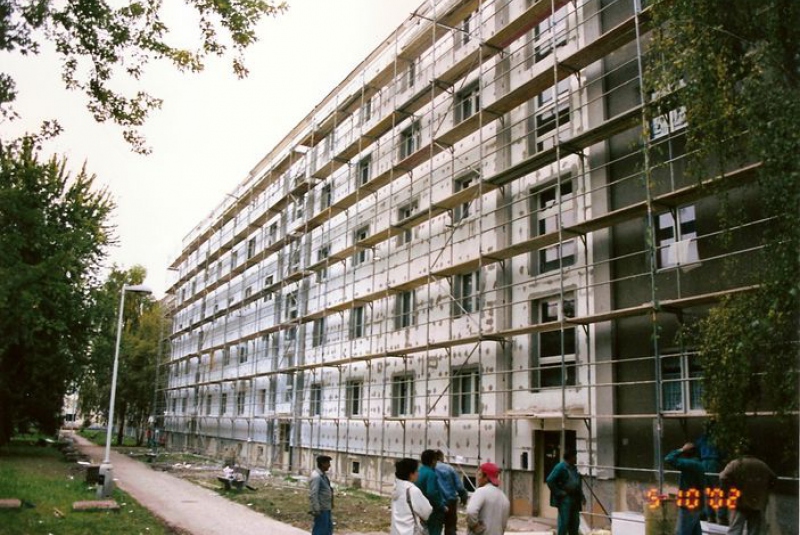 Projekty / Zatepľovanie bytových domov, Kladno, ČR, 2001 - 2002