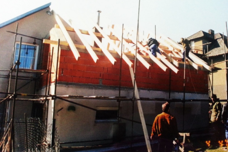Projekty / Rodinný dom - prístavba, Pod Gruntom, Myslava, 1999