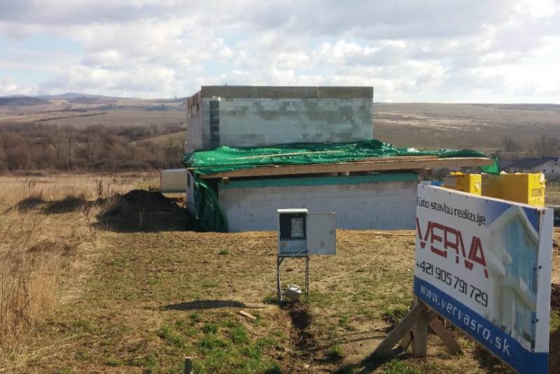 Realizácie / Rodinný dom- hrubá stavba, Šarišské Bohdanovce 2014