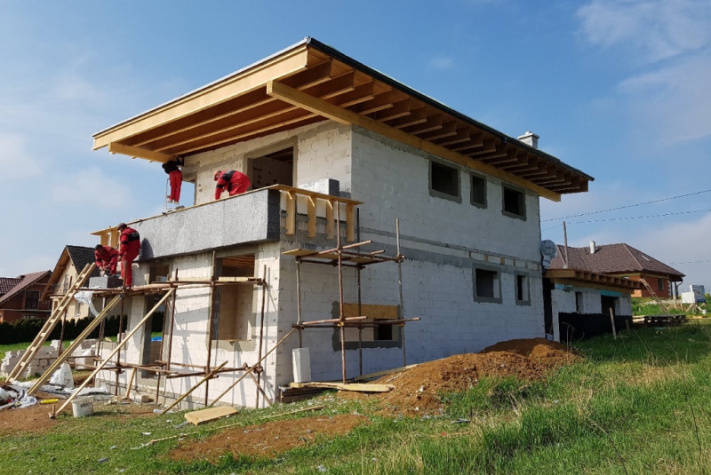 Realizácie / Rodinný dom- hrubá stavba, Šarišské Bohdanovce 2014