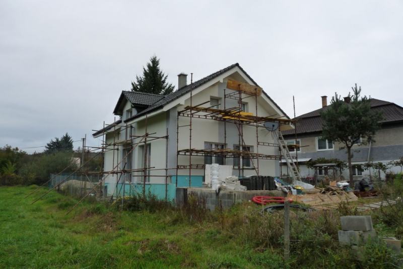 Projekty / Rodinný dom - zateplenie a omietnutie, Bukovec, 2014