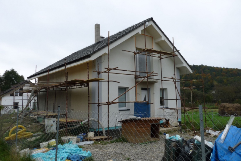 Projekty / Rodinný dom - zateplenie a omietnutie, Bukovec, 2014