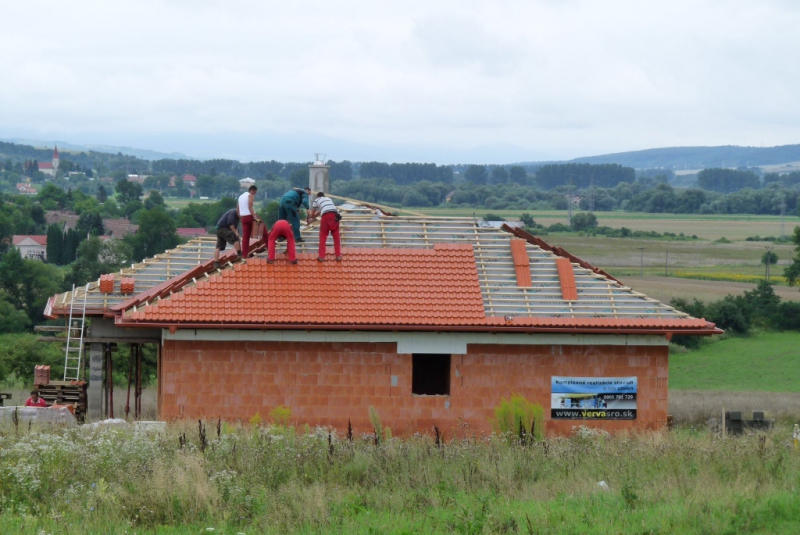 Projekty / Rodinný dom Bungalov - hrubá stavba, Šarišské Bohdano