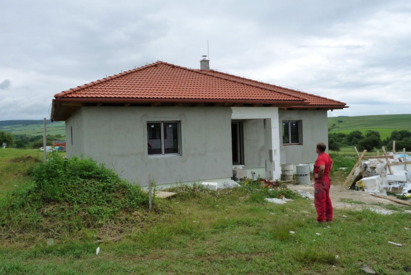 Projekty / Rodinný dom Bungalov - hrubá stavba, Šarišské Bohdano