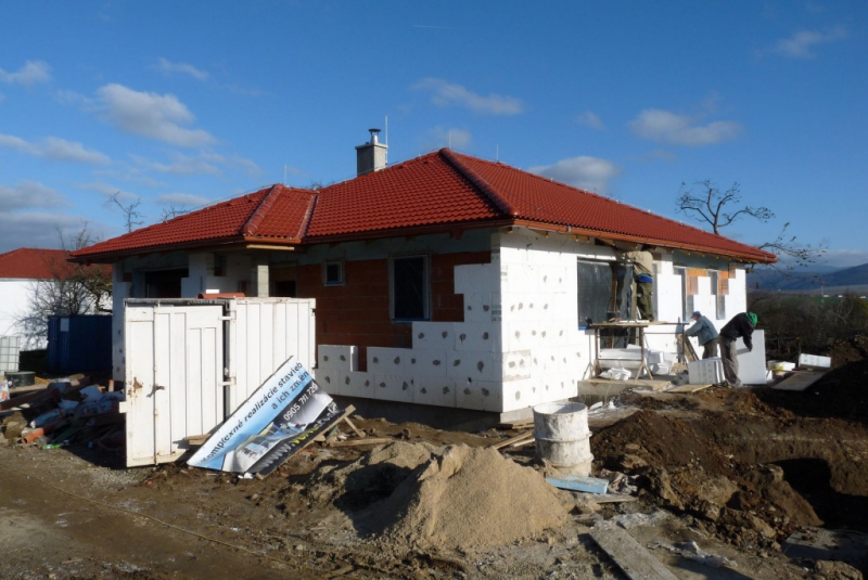 Projekty / Rodinný dom, Bungalov - hrubá stavba, dokončovacie pr