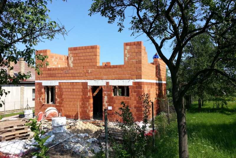 Projekty / Rodinný dom - hrubá stavba, Ďurkov, 2012