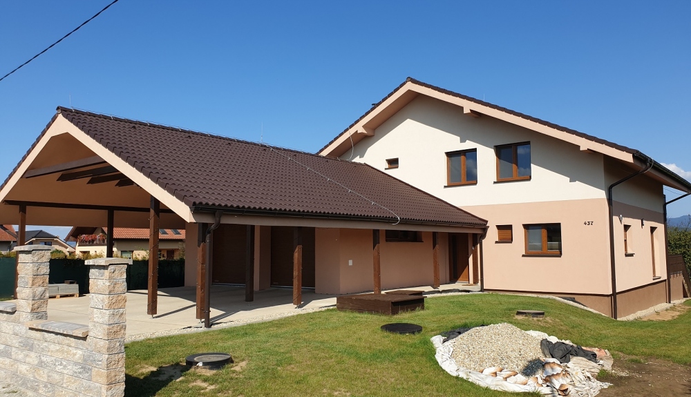 138 - Rodinný dom - hrubá stavba, holodom a dokončovacie práce, Budimír, 2017 - 2018