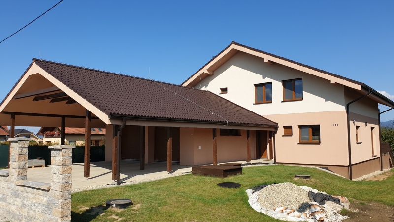 138 - Rodinný dom - hrubá stavba, holodom a dokončovacie práce, Budimír, 2017 - 2018